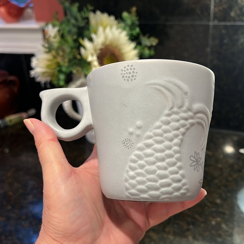 NWOT Starbucks Anniversary Collection 2016 Embossed Mermaid Siren Tail Mug - Picture 7 of 8